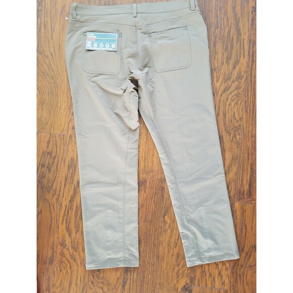 NEW Louis Raphael Hybrid Men's Slim Fit 5 Pocket Pant Bungee Cord Size 38 x 30 - Picture 7 of 9